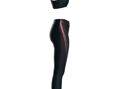 Female Sport Wear 3D model