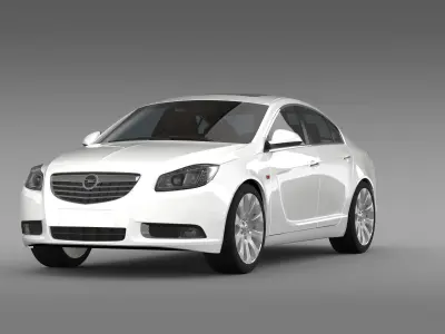 Opel Insignia ECOFlex 2008-13 3D model