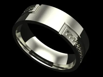 WEDDING RINGS 3D print model 2