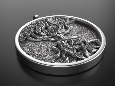Pendant jewelry Celtic tree of life vol1  3D print model