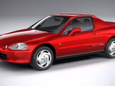 Acura CR-X Del Sol 1992 3D model