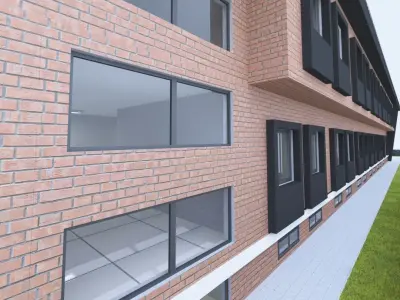 BUILDING SCHOOL - WITH INTERIOR 3D model