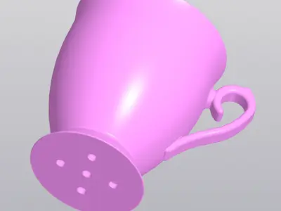 Coffee cup planter Free 3D print model