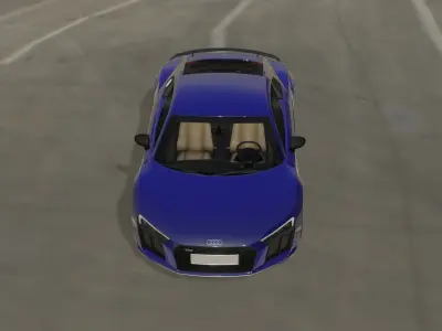 Audi R8 V10 plus 3D model