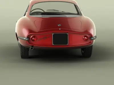 Alfa Romeo Giulietta Sprint Speciale Prototipo 3D model