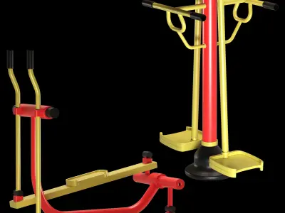 Park Sports Equipment Free low-poly 3D model