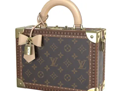 Louis Vuitton x Murakami Petite Valise Bag Low-poly 3D model