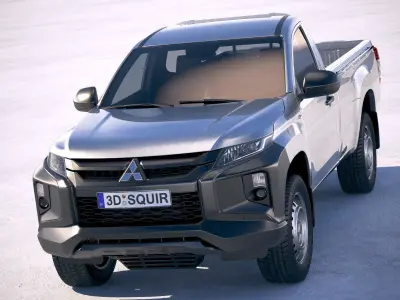 Mitsubishi L200 regular cab 2019 3D model