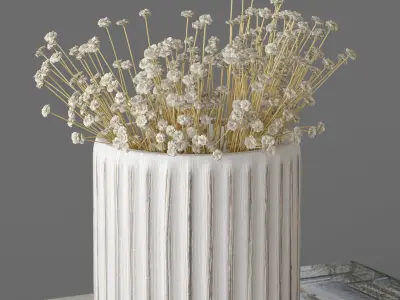 Decor Gypsophila Set 25 3D model