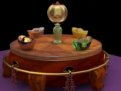 Chinese lantern  3D model