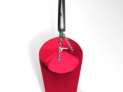 Martial-Art Training Equipment - Puching Bag 3D model