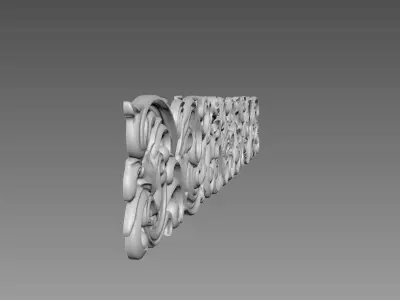 Ornament for furniture 3D model
