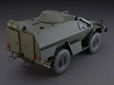 Kamaz 43269 Vistrel PBR Low-poly Game-ready Low-poly 3D model