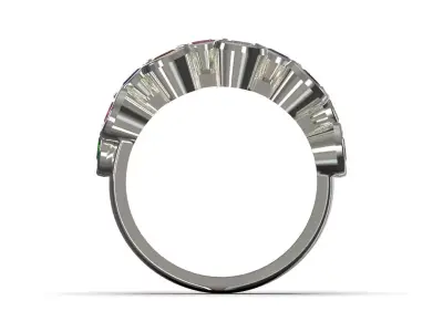 Galaxy of Colors stl 3d jewelry gold Ring model jr00298 3D print model