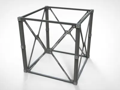 Metal truss 3 3D model