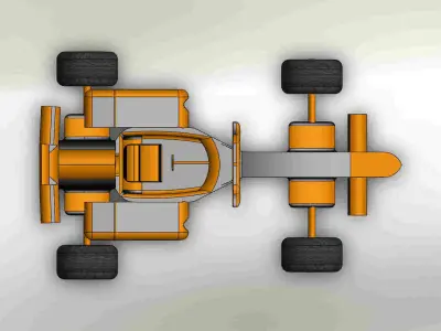 F1 car 3D model