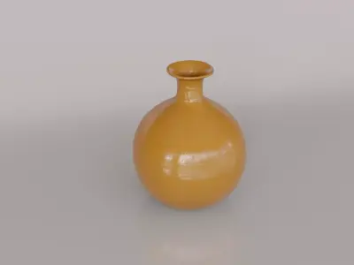 Simple Earthenware Jug 01 Low-poly 3D model