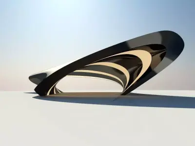 Architectural shape 3D model buy