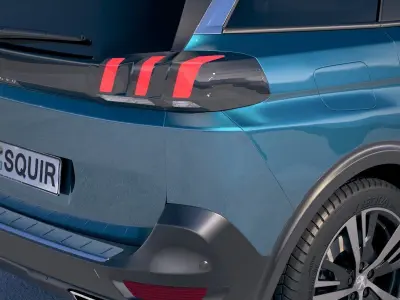 Peugeot 5008 2018 3D model