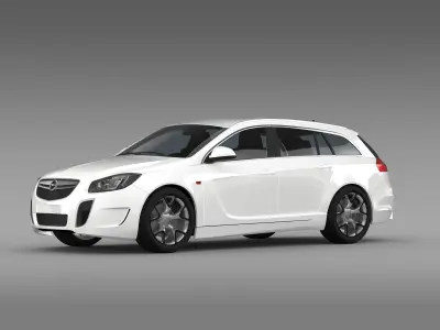 Opel Insignia OPC Sports Tourer 2013 3D model