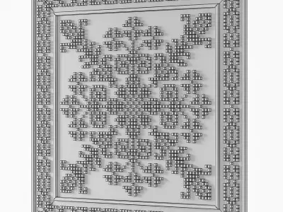 70 Decorative Wall Art 3D model