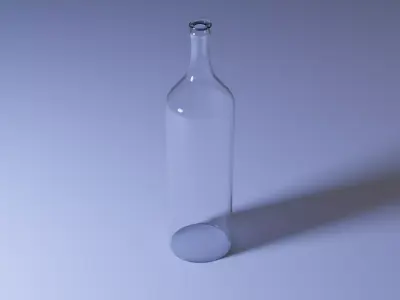 Wine Bottle Free 3D model purchase