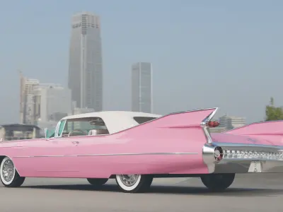 1959 Cadillac Series 62 Soft-top 3D model
