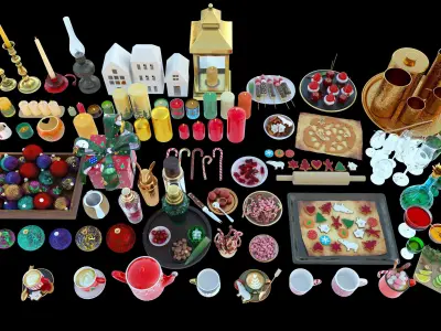 Christmas Pack 3D model