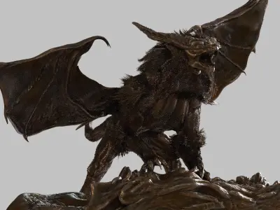 Gargoyle dragon 3D model