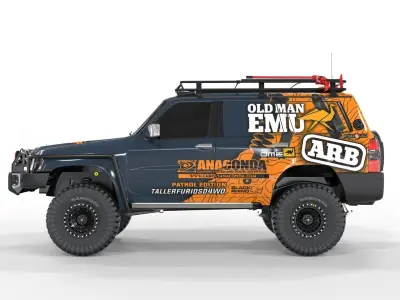 Nissan Patrol 2005 Arb Edition 3D model