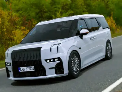 2024 Zeekr 009 3D model