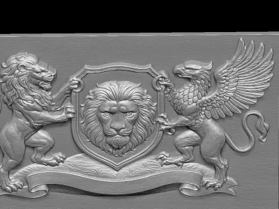 1 Griffin CNC Relief Model 3D print model