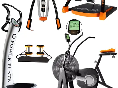 Gym Equipment 05 Low-poly 3D model