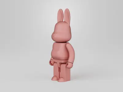 Bearbrick Rabbit  3D print model