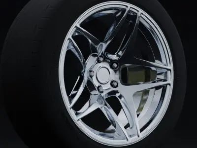 Kansei Astro Aftermarket Wheel Low-poly 3D model