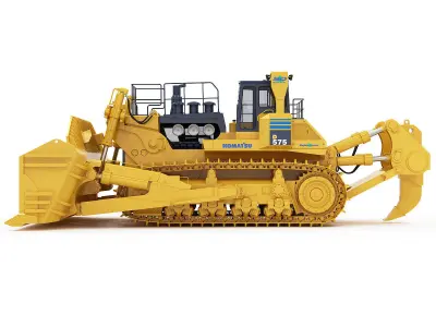 Super dozer Komatsu d575 3D model
