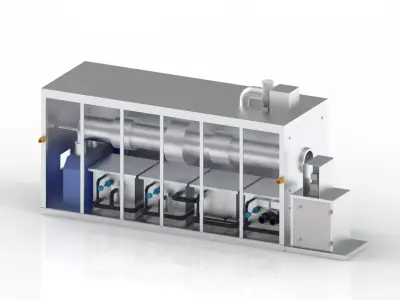 Detailed 3D Pickling Machine - Industrial Equipment Model 3D print model