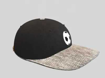 soccer cap  3D model