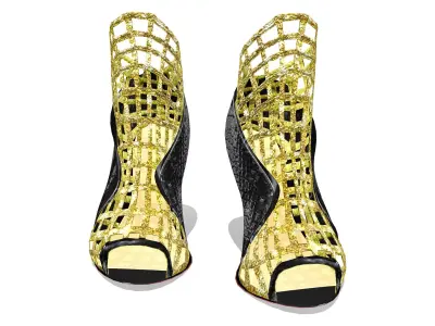 Gouglinonne Luxury Boots Low-poly 3D model