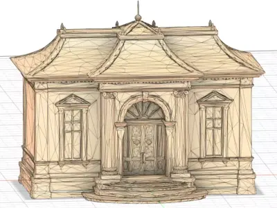Mansion 3D print model
