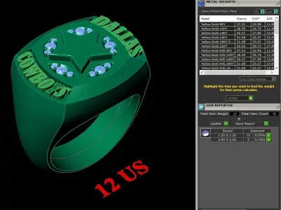 Luxury Men Rings Designs 5MR072 3D print model