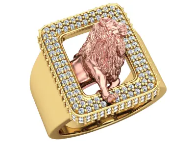 The Lion Ring - Lion King 3D print model