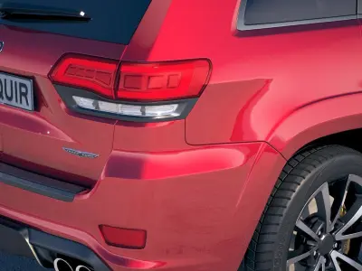 Jeep Grand Cherokee TrackHawk 2018 3D model