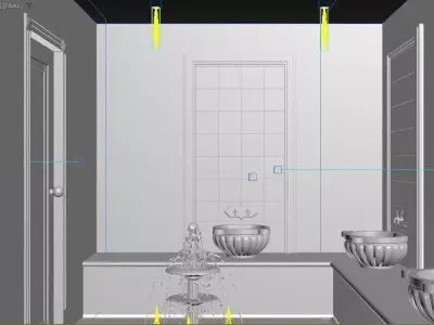 Modern Ottoman Wellness- Luxury Turkish Hammam Spa 3D model