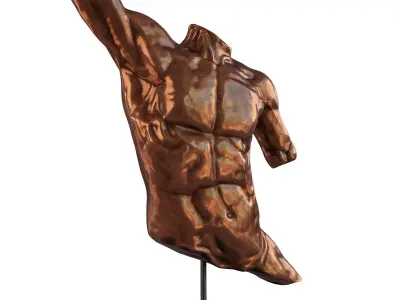 Laocoon Torso bronze 3D model