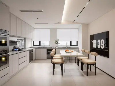 Kitchen Modern interior 94 3D model