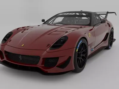 Ferrari 599XX Evo 3D model