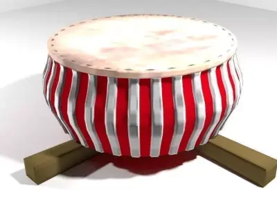 Musical Instrument Rebana 3D model