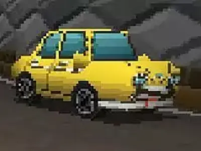 Mariokart DS Yellow Car Low-poly 3D model