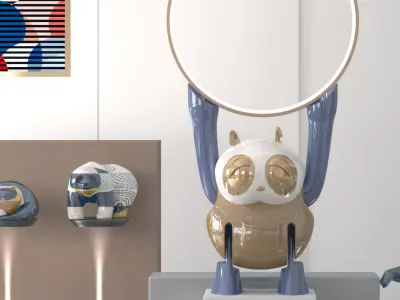 Decoration Sculpture Modern 3D model